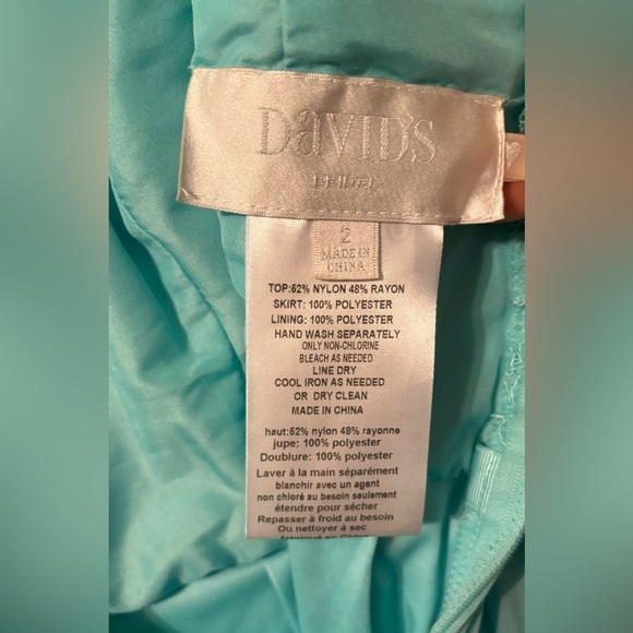 David’s Bridal Bridesmaid Dress, Size 2, NWT! - Picture 4 of 9